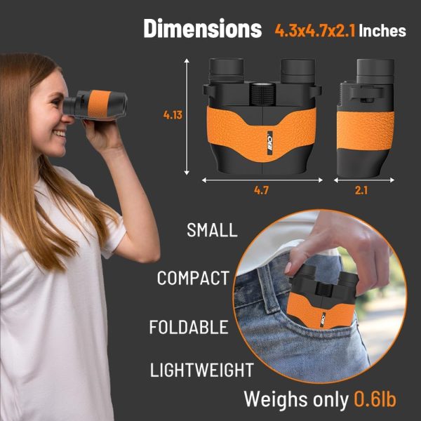 Binoculars for Kids,15X36 Compact Binocular for Adults,BAK4 Prism FMC - Image 4