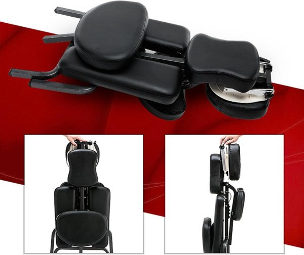 Foldable Tattoo Chair, Professional Lightweight Portable Massage Chair, - Image 6