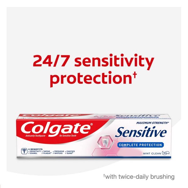 Colgate Sensitive Toothpaste, Complete Protection, Mint - 6 Ounce (Pack of - Image 4