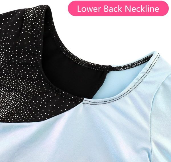 DAXIANG Gymnastics Leotards for Girls, Long Sleeve Leotard for Girls - Image 3