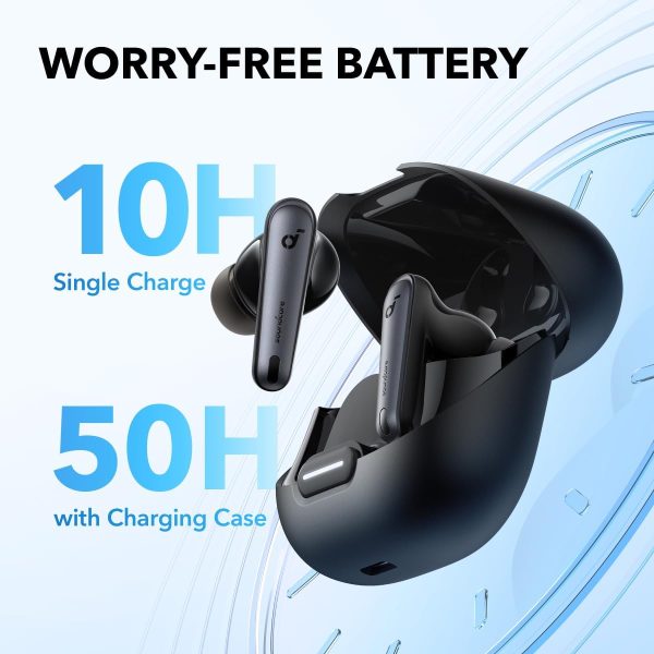 soundcore by Anker Liberty 4 NC Wireless Earbuds, 98.5% Noise Reduction, - Image 5