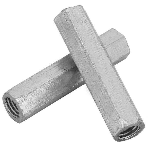 Long Hex Nut Zinc Plated M10*60 Steel Threaded Fasteners Coupling for - Image 5