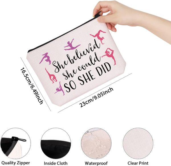 TSOTMO Gymnast Gift for Sister Gymnastics Inspirational Gift She Believed - Image 2