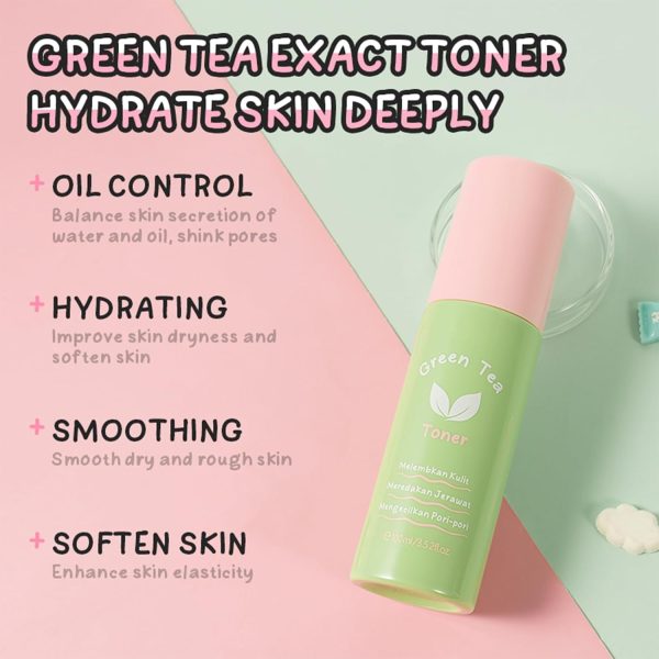 6-In-1 Korean Facial Skin Care Set Essential for Daily Moisturizing, Green - Image 6