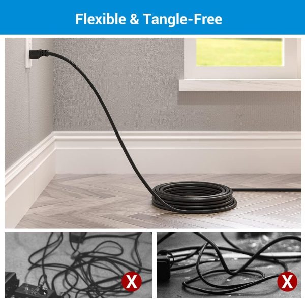 DEWENWILS Outdoor Extension Cord 25FT, Waterproof Power Cord for Indoor - Image 5