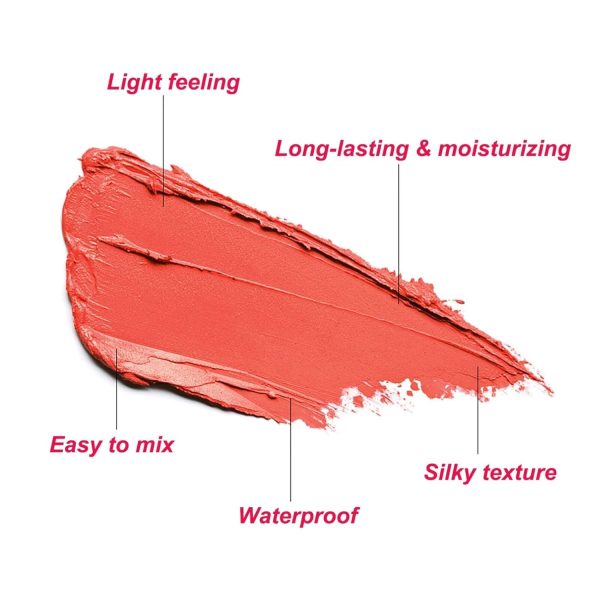 Multi-Use Makeup Blush Stick,Beauty Solid Moisturizer Stick,Waterproof - Image 3