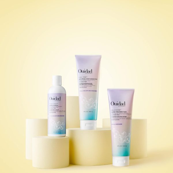 Ouidad Hello Shine Glossy Treatment Hair Mask 9 oz - Image 4