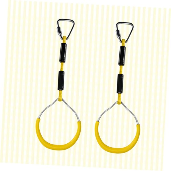 Fitness Ring Soft Swing Pull up Rings Childrens Gymnastics Rings Outdoor - Image 2