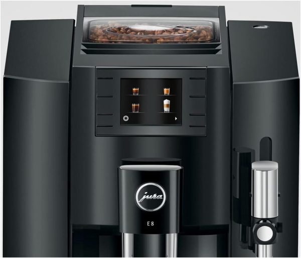 Jura E8 (NAA) 4th Gen Automatic Coffee Machine (Piano Black) - Image 6