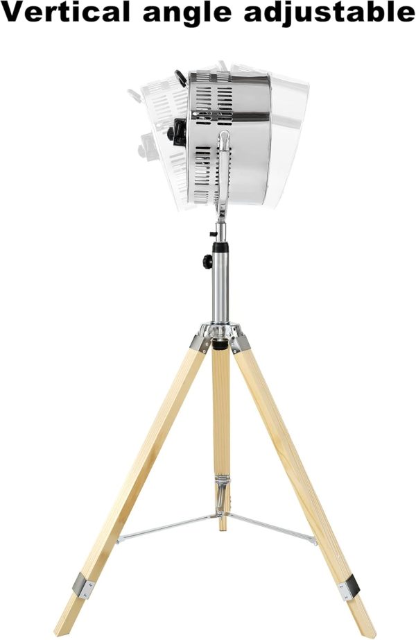 Simple Deluxe Tripod Pedestal Fan, 3 Speed Adjustment, Multiple Wide Angle - Image 6