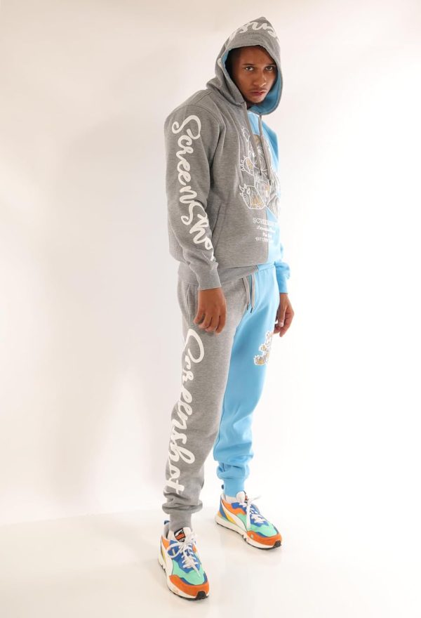 SCREENSHOT Mens Hip Hop Premium Classic Fit Urban Fleece Pants - Street - Image 4