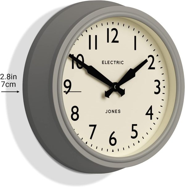 JONES CLOCKS® Telecom Round Wall Clock - Retro Clock - Designer Clock - - Image 6