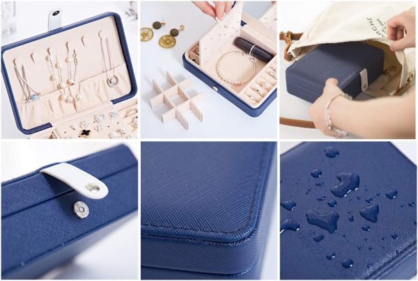 Jewelry Box For Women Necklace Earrings Rings Jewelry Accessory Organizer - Image 4