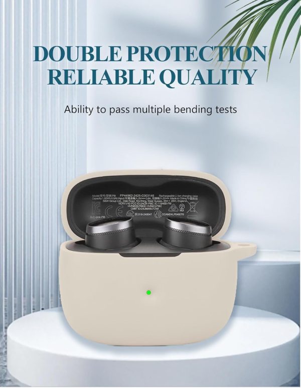 Case for Bowers & Wilkins Pi6 in-Ear True Wireless Earbuds, Soft Silicone - Image 3