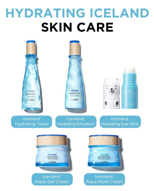 The SAEM Iceland Hydrating Eye Stick 0.24oz - Cooling Eye Balm for Dark - Image 7