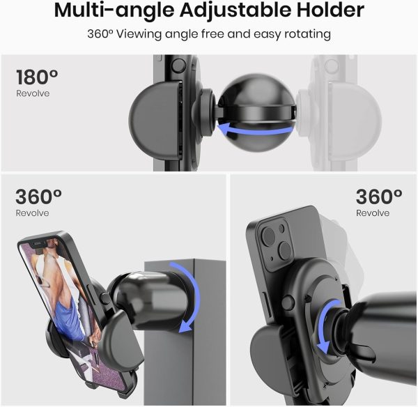 MiiKARE Gym Accessory Magnetic Phone Holder for Videos, Strong Magnets Gym - Image 6