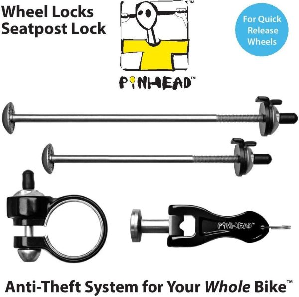 Pinhead Bicycle Locking Skewer Set - Image 6