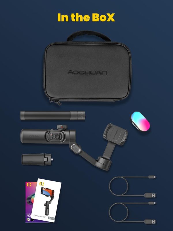 Phone Gimbal Stabilizer for iPhone 15 Pro Max Android Phones with Extension - Image 8