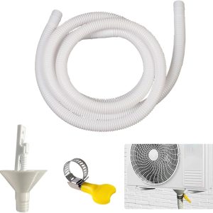 6.5 FeetUniversal Air Conditioner Outdoor Drain Connector, Fits 13-40MM