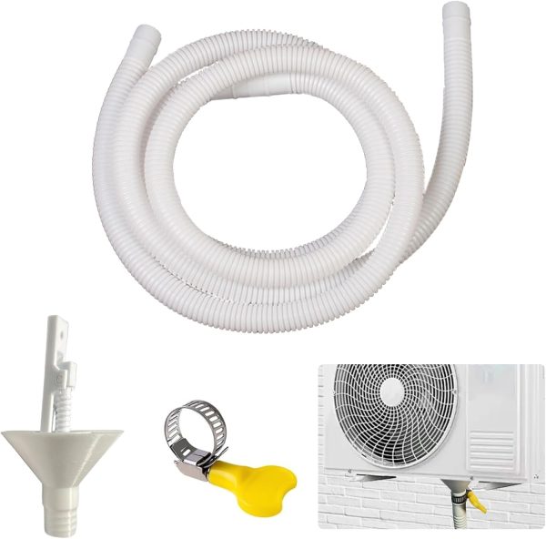 6.5 FeetUniversal Air Conditioner Outdoor Drain Connector, Fits 13-40MM