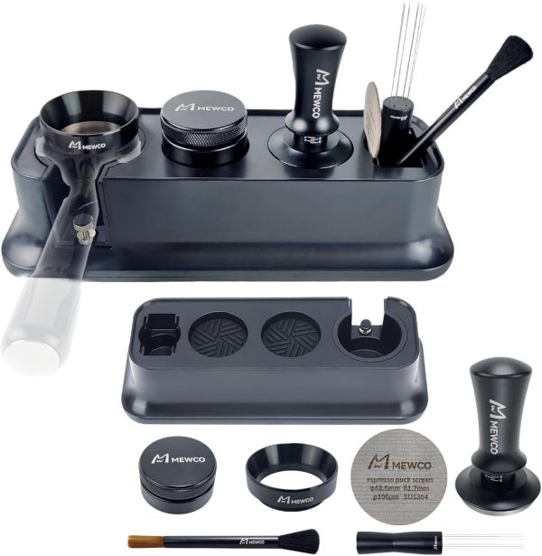 7 Pack Espresso Tamper Station&Coffee Distributor Tamper&Espresso WDT