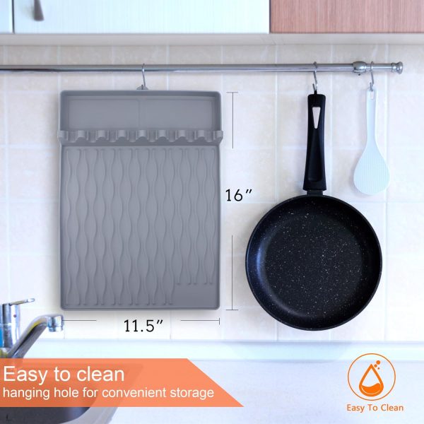 Silicone Grill Mat Griddle Accessories for Blackstone Side Shelf Spatula - Image 5