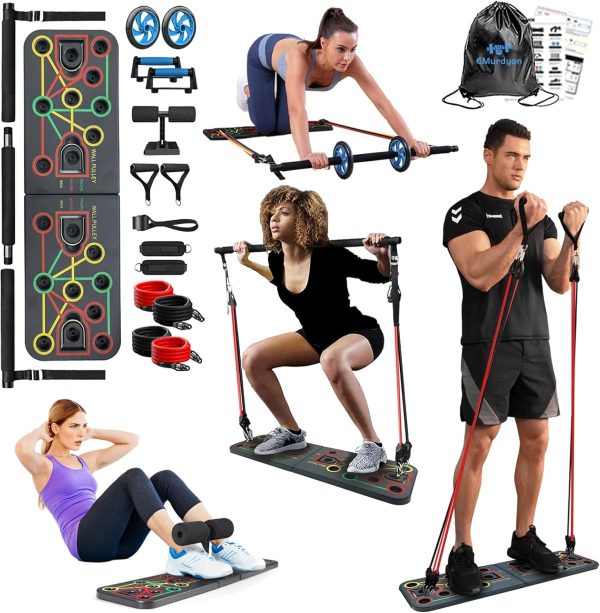 Push Up Board with Sit up Stand. Multifunctional Push Up Board with - Image 9
