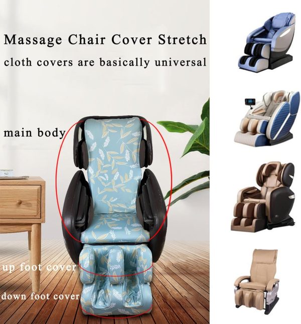 Shiatsu Massage Chair Protector,Dust Proof Massage Chair Cover Zero Gravity - Image 5