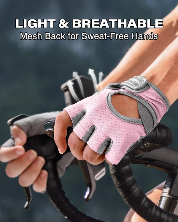 VINSGUIR Breathable Workout Gloves for Women, Weight Lifting Gloves for - Image 4