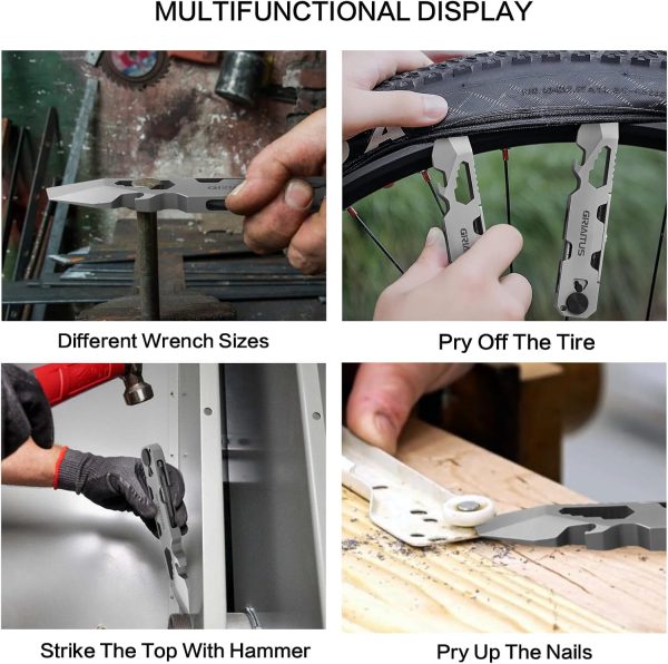 EDC Pry Bar Multitool with Bi-Directional Ratchet Screwdriver & Everlasting - Image 5