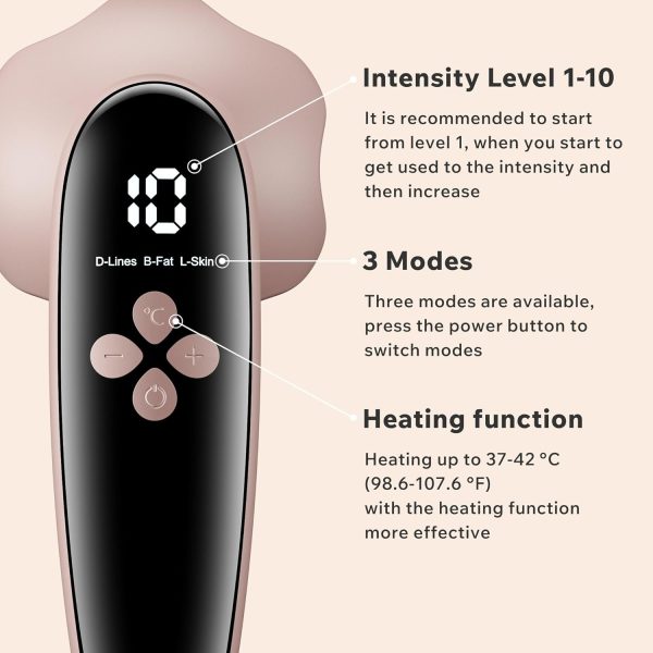 Depsoul Cordless Body Massager - Handheld Cellulite Massager with 4 Modes - Image 5