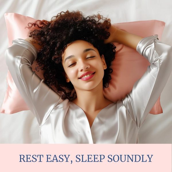 BEDELITE Satin Pillowcase for Hair and Skin, Super Soft and Cooling Similar - Image 4