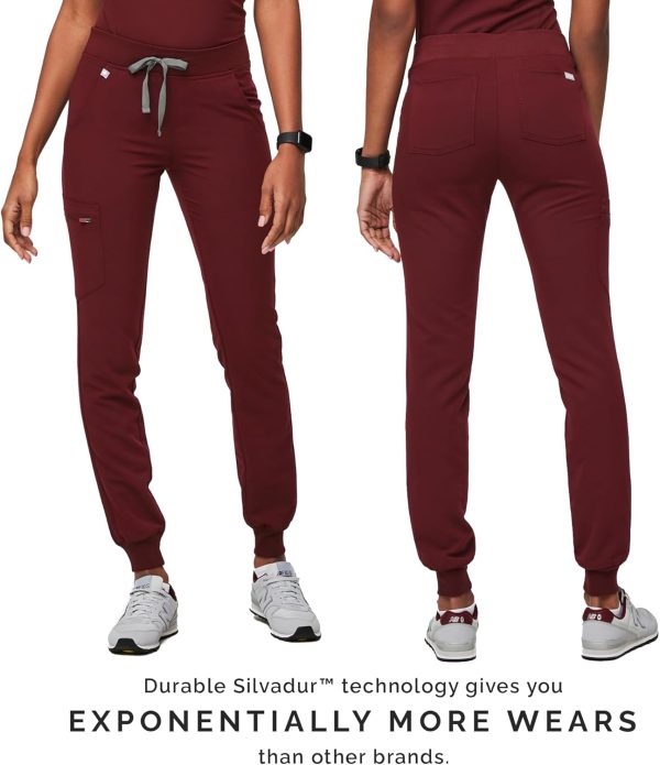 FIGS Zamora Jogger Style Scrub Pants for Women — Slim Fit, 6 Pockets, Yoga - Image 4