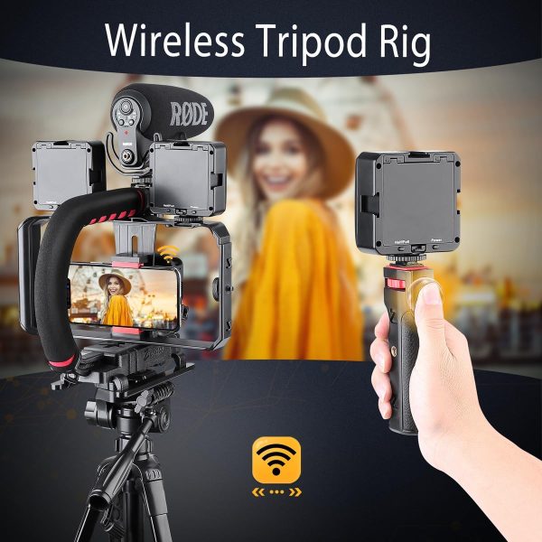 Neotter Handheld Stabilizer with Smartphone Video Rig, Video Action - Image 4