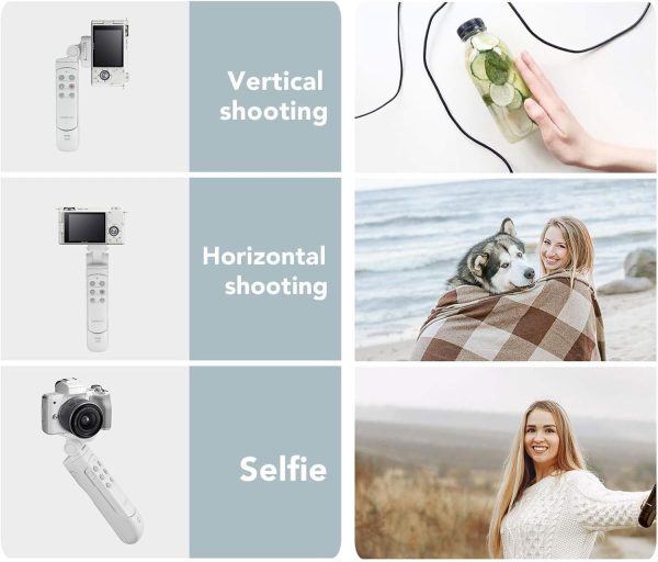 AODELAN Wireless Shooting Grip Tripod with Remote Control for Vlogging, for - Image 5