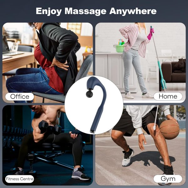 Massage Gun Deep Tissue with Extended Handle Revolutionary U-Shaped Back - Image 6