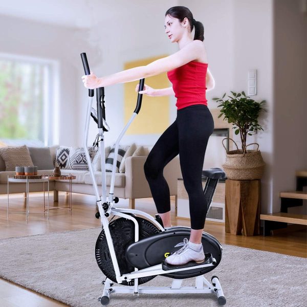 Nightcore 2 in 1 Elliptical Fan Bike Dual Cross Trainer Machine, Workout - Image 5