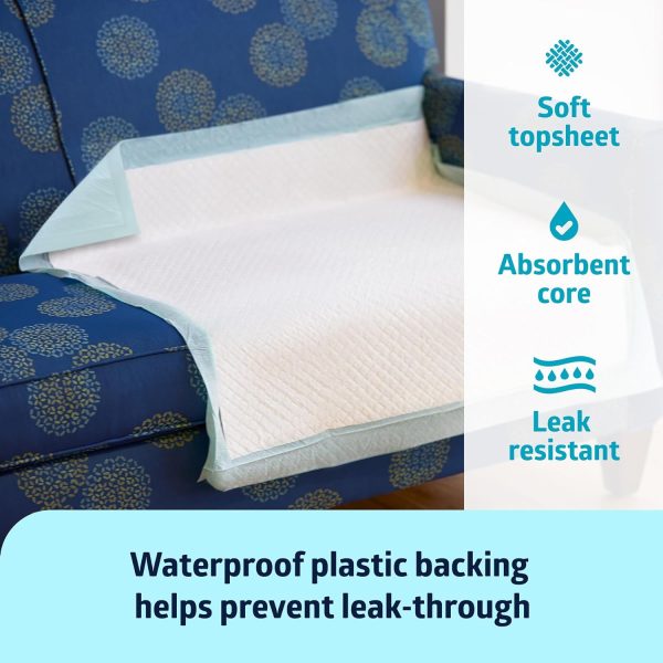 Medline Incontinence Bed Pads 36 x 36 Inches (Pack of 50), Super Absorbent - Image 3