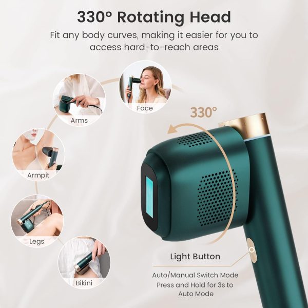 JOVS Laser Hair Removal, [24J Energy] IPL Hair Removal for Women and Men, - Image 7