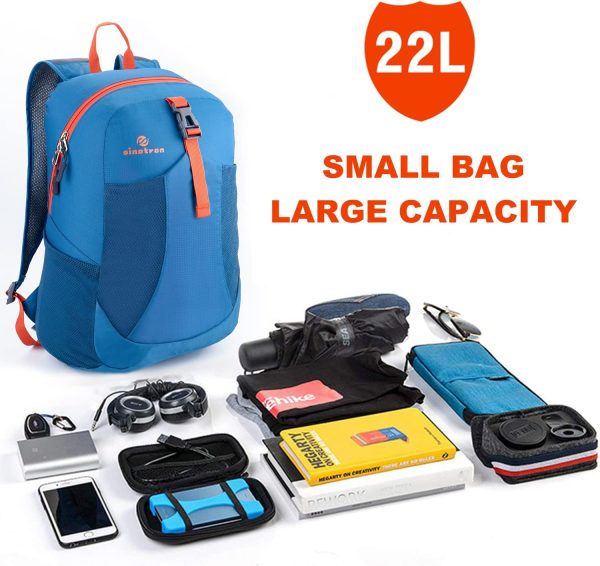 sinotron 22L Lightweight Packable Hiking Backpack, Small Hiking Backpack - Image 6