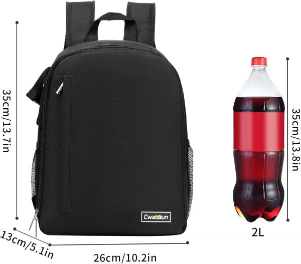 Cwatcun Waterproof Camera Backpack for DSLR, Mirrorless - Compatible with - Image 7