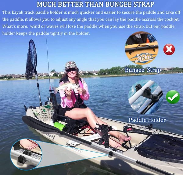 Kayak Paddle Holder, Save Kayak Track Space, Kayak Fishing Net Holder, - Image 5