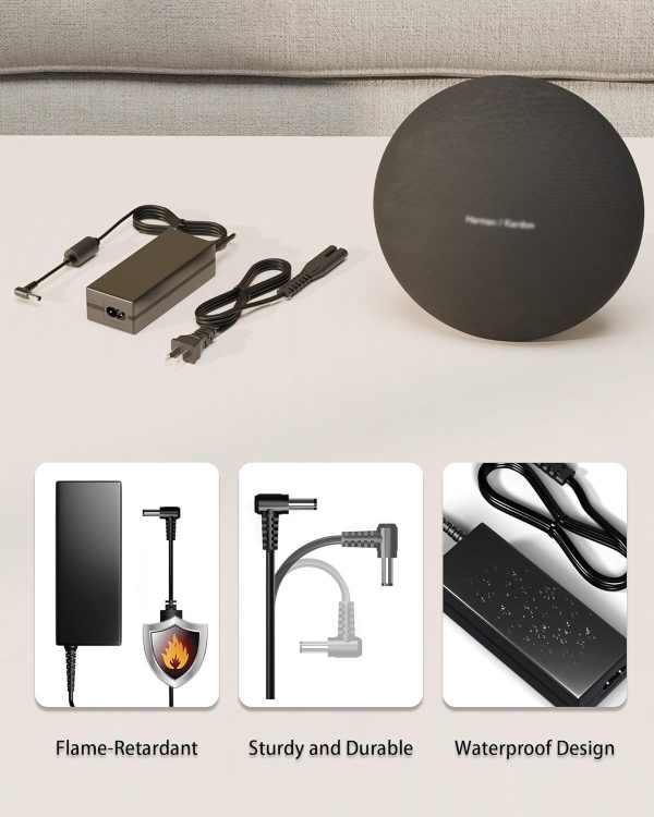 Charger for Kardon Charger Onyx Studio 7 6 5 4 3 2 1 Speaker, 19V Charger - Image 5