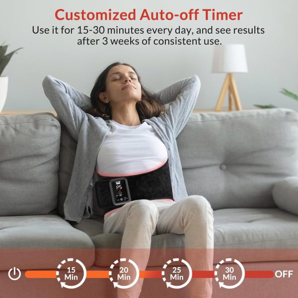 Red Light Therapy Belt, Wireless Rechargeable Infrared Light Therapy Device - Image 8