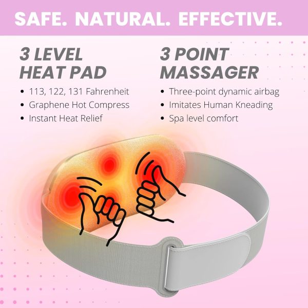 Portable Heating Pad for Cramps. Period Pain Relief Device & Menstrual Heat - Image 3