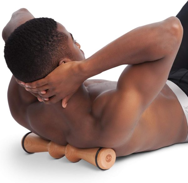 Body Back Wood Back Roller, Spine Stretcher & Aligner, Ma Roller, Back - Image 2