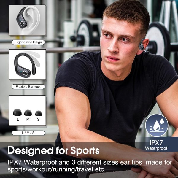 Wireless Earbuds 75hrs Bluetooth 5.3 Headphone Sport, 2024 Bluetooth - Image 2