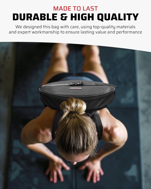 Weighted Backpack for Gym Weight Plate - for Pushups, Calf Raises, Squats, - Image 7