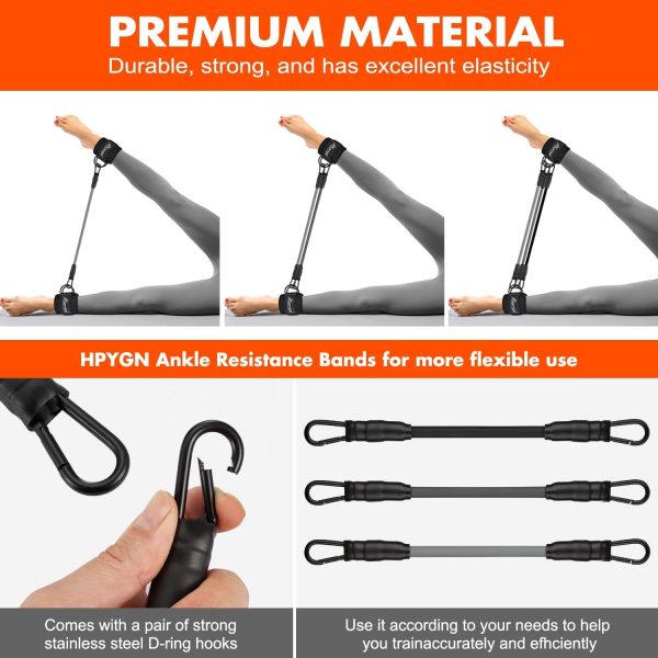 Ankle Resistance Bands, Ankle Bands for Working Out with Cuffs, Resistance - Image 5