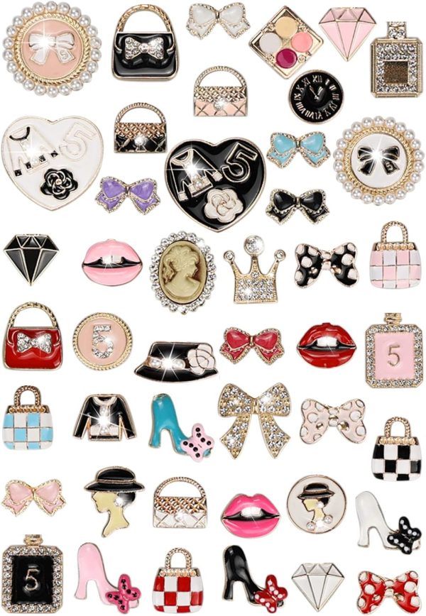 Lot of Bling Designer Decoration Charms, Luxury Fashion Trendy Rhinestone - Image 2
